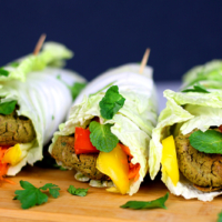 Falafel selber machen - gebacken und ohne Frittieren (vegan & glutenfrei)