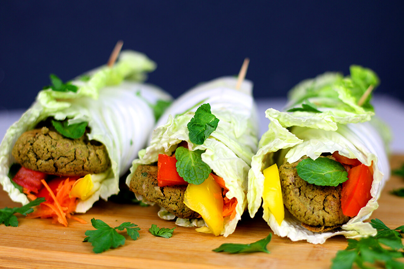 Falafel selber machen - gebacken und ohne Frittieren (vegan & glutenfrei)