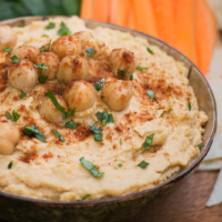 Hummus selber machen: Das einfachste vegane Hummus Rezept! (ölfrei)