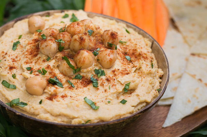 Hummus selber machen: Das einfachste vegane Hummus Rezept! (ölfrei)