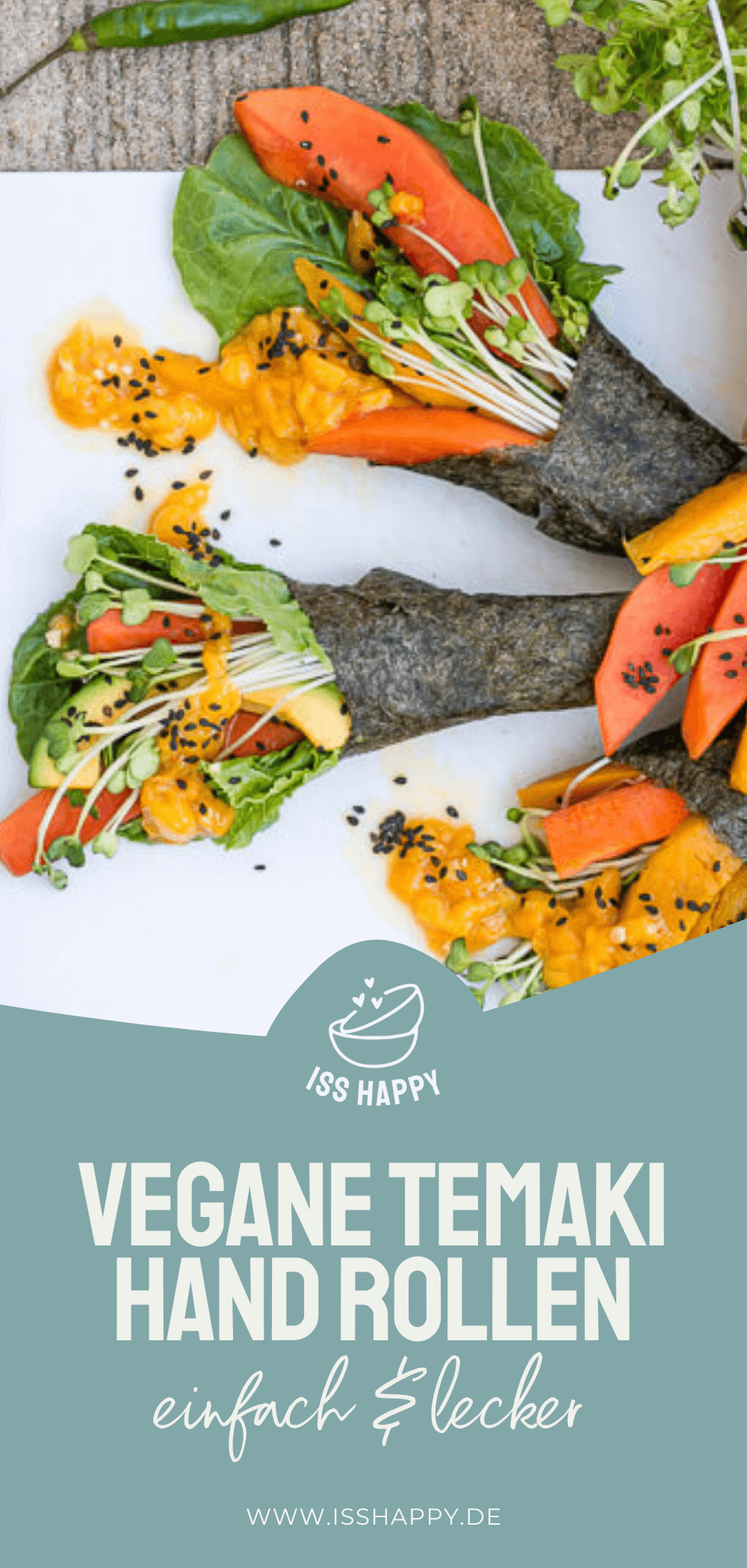 Veganes Sushi selber machen - lecker, fruchtig & gesund!