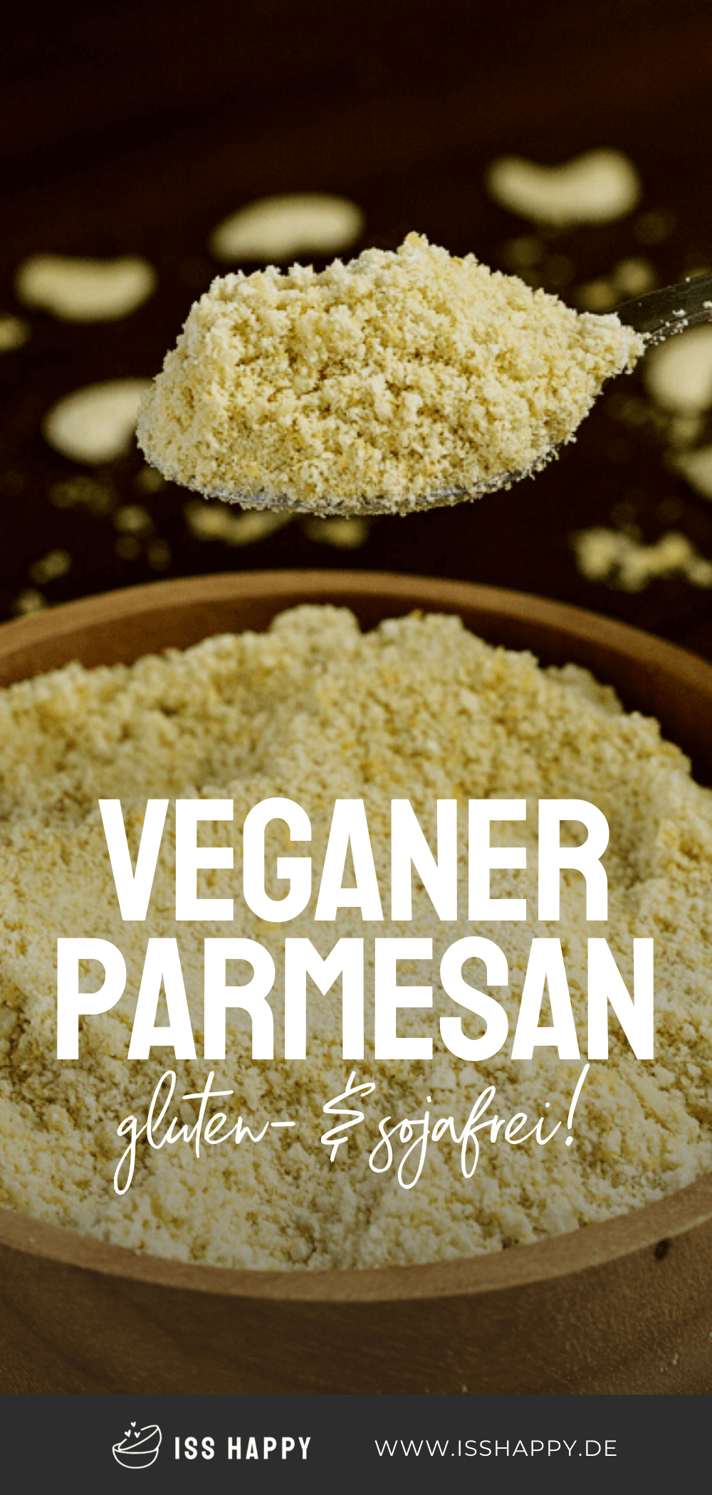 Veganer Parmesan - pflanzliche Alternative (gluten- und sojafrei)