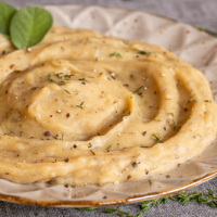Cremiges Kartoffelpüree mit weißen Bohnen – vegan & vollwertig