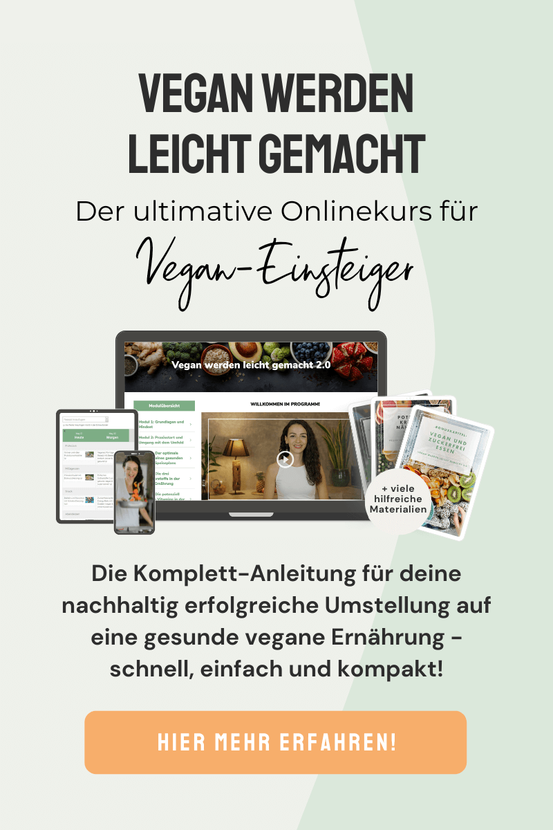 Vegan werden leicht gemacht: Onlinekurs für Vegan-Einsteiger