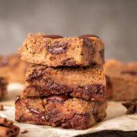 Chai Blondies Rezept aus Kichererbsen – vegan & industriezuckerfrei