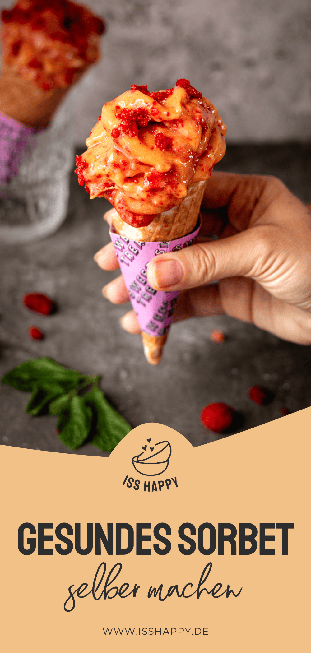 Sorbet selber machen - fruchtig, gesund & super einfach